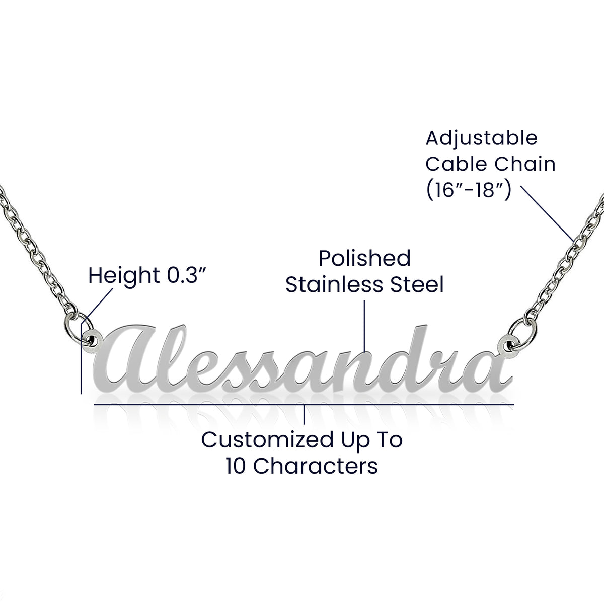 "To My Love" - Custom Name Necklace - Soft Pink Floral